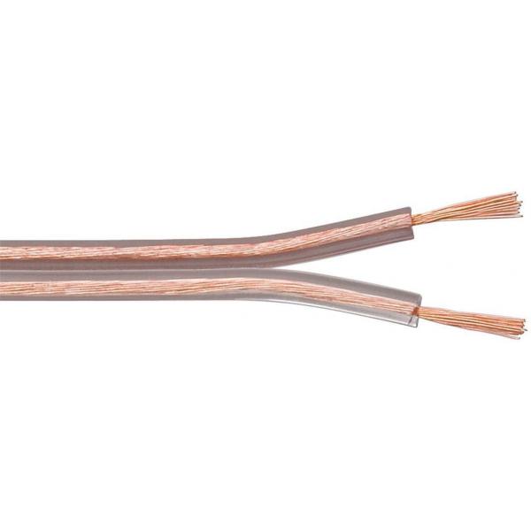 Microconnect AUDSPEAKER9-100 cavo audio 100 m Trasparente (Speaker cable, 100m, - 2x1,5mm?, Transparent cable - diameter 2 x 1,5 mm? CCA cable: 2x30/0,25 mm, outer: 3,1x6,5 mm . - Warranty: 300M)