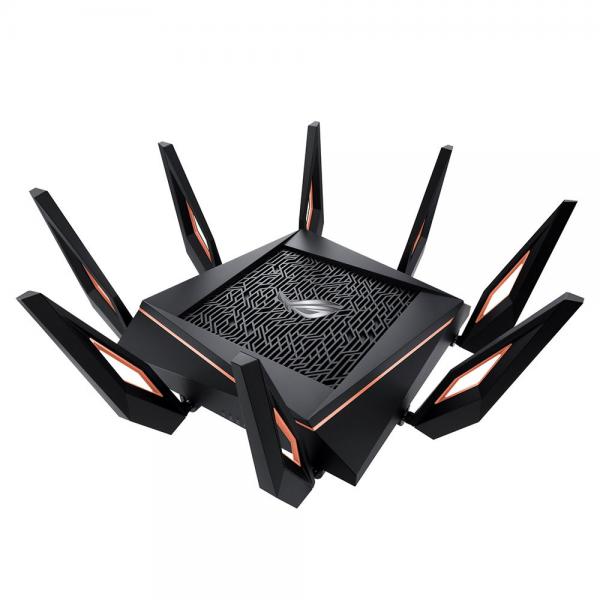 ASUS GT-AX11000 router wireless Gigabit Ethernet Banda tripla [2.4 GHz/5 GHz/5 GHz] Nero (ASUS ROUTER W/L 4804MBPS GT-AX11000)