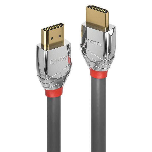 Lindy 37876 cavo HDMI 10 m HDMI tipo A [Standard] Grigio (10M STANDARD HDMI KABEL - CROMO LINE)
