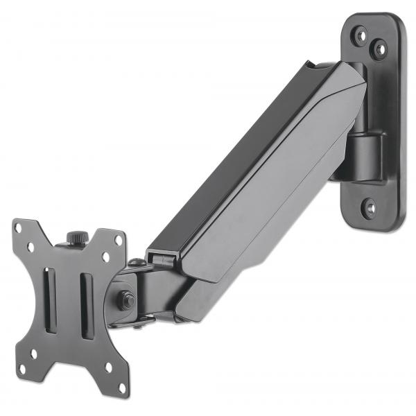 Manhattan 461603 Supporti a parete per TV 81,3 cm [32] Grigio (TV/MONITOR WALL MOUNT SPRINGARM - -17-32IN VESA TO 100X100 8KG)