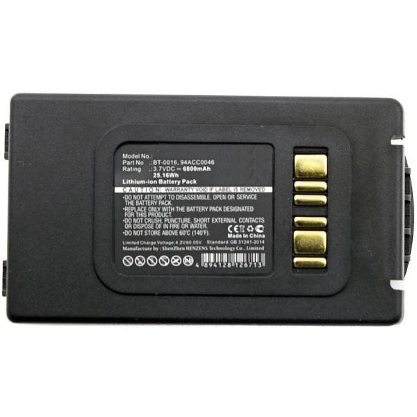CoreParts MBXPOS-BA0063 Parte di ricambio e accessorio per stampante/scanner Batteria 1 pz (Battery for Datalogic Scanner - 25Wh Li-ion 3.7V 6800mAh - Black, Skorpio X3, Skorpio X4 - Warranty: 12M)