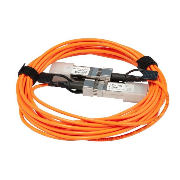 Mikrotik S+AO0005 cavo InfiniBand e in fibra ottica 5 m SFP+ Arancione (MikroTik SFP+ Direct Attach Active Optics Cable 5m - S+AO0005)