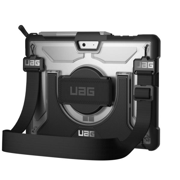 Urban Armor Gear Plasma 25,4 cm [10] Cover Nero, Grigio (Urban Armor Gear P-Case + Handschlaufe Surface Go 4/3/2/1)