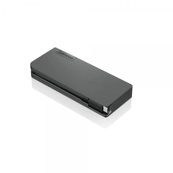 Lenovo 4X90S92381 replicatore di porte e docking station per laptop Cablato USB 3.2 Gen 1 [3.1 Gen 1] Type-C Grigio (Powered USB-C Travel Hub - **New Retail** - Warranty: 12M)