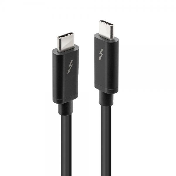 Lindy 41557 Cavo Thunderbolt 2 m 20 Gbit/s Nero (2M THUNDERBOLT 3 KABEL PASSIV - MINIDISPLAYPORT ZU DISPLAYPORT)