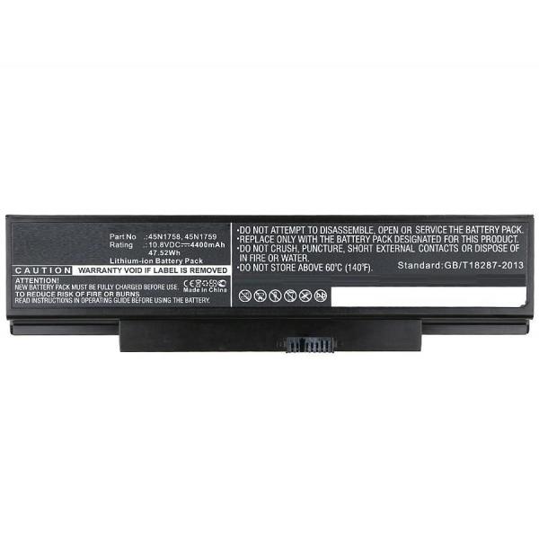 CoreParts MBXLE-BA0111 ricambio per laptop Batteria (Laptop Battery for Lenovo - 47.52Wh 10.8V 4400mAh 48Wh - Li-ion 10.8V 4400mAh Black, ThinkPad Edge E550, ThinkPad Edge E550C, ThinkPad - Warranty: