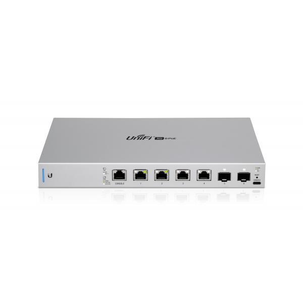 Ubiquiti UniFi US-XG-6POE switch di rete Gestito 10G Ethernet [100/1000/10000] Supporto Power over Ethernet [PoE] 1U Grigio (Ubiquiti UniFi Switch US-XG-6POE - swi)