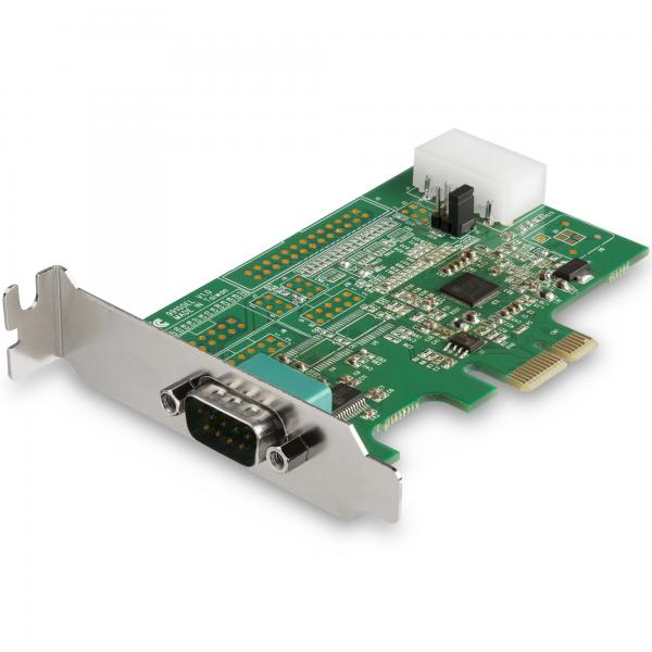StarTech.com Scheda Seriale PCI Express con 1 Porta - Controller PCIe RS232 - 16950 UART - Scheda Seriale di Espansione DB9 a Profilo Basso - Compatibile Windows e Linux (1PORT RS232 SERIAL PORT - PC