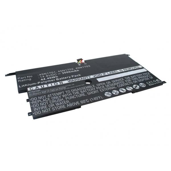 CoreParts MBXLE-BA0169 ricambio per laptop Batteria (Laptop Battery for Lenovo - 42.56Wh 15.2V 2800mAh 43Wh - Li-Pol 15.2V 2800mAh Black, 20A7, 20A8, ThinkPad X1 Carbon 14 - Warranty: 12M)