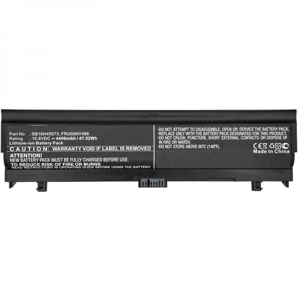 CoreParts MBXLE-BA0186 ricambio per laptop Batteria (Laptop Battery for Lenovo - 47.52Wh 10.8V 4400mAh 48Wh - Li-ion 10-8V 4400mAh Black, Thinkpad L560 - Warranty: 12M)