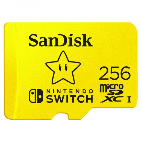SanDisk 00183573 256 GB MicroSDXC UHS-I Classe 10 (SANDISK NINTENDO MICROSDXC - SQXAO 256GB UHS-1)
