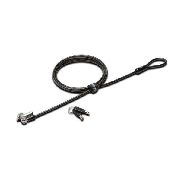 Kensington K64441EUM cavo di sicurezza (Kensington K64441EUM Slim N17 2.0 Keyed Laptop Lock for Wedge- Shaped Slots)