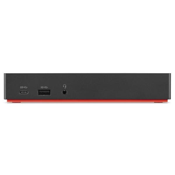 Lenovo 40AS0090DK replicatore di porte e docking station per laptop Cablato USB 3.2 Gen 1 [3.1 Gen 1] Type-C Nero (ThinkPad USB-C Dock Gen2 [DK] - **New Retail** - Warranty: 12M)