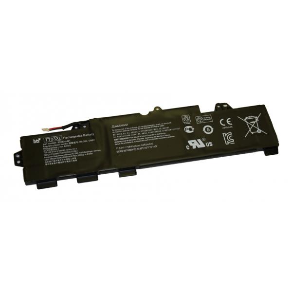 BTI TT03XL Batteria (Replacement Battery for HP Elitebook 755 G5 850 G5 / Zbook 15U G5 replacing OEM part numbers TT03XL 933322-855 932824-421 TT03056XL-PL // 11.55V 4850mAh 56Whr)
