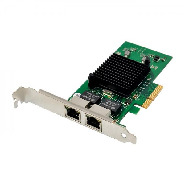 Microconnect MC-JL82576EB scheda di interfaccia e adattatore Interno RJ-45 (PCIe 82576 Dual network card - Chipset : Intel?82576EB 2 x - RJ45 port [copper], Compatible with x4, 8x, and x16 full-heigh