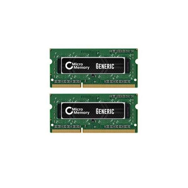 CoreParts MMKN070-8GB memoria 2 x 4 GB DDR3 (8GB Memory Module 1600Mhz - DDR3 Major SO-DIMM 1600MHz - DDR3 MAJOR SO-DIMM - Warranty: 120M)