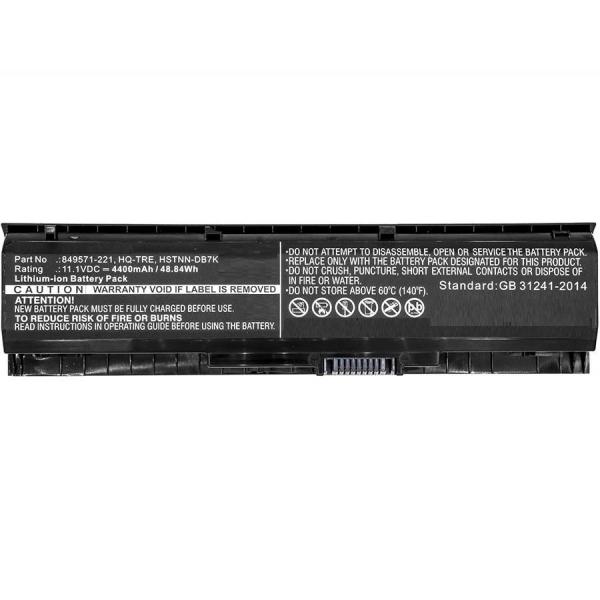 CoreParts MBXHP-BA0077 ricambio per laptop Batteria (Laptop Battery for HP 48.84Wh - 11.1V 4400mAh 49Wh Li-ion - 11.1V 4400mAh Black, 17, 17-ab000, 17-ab000ng, 17-ab001ng, 17-ab002ng, - Warranty: 12M