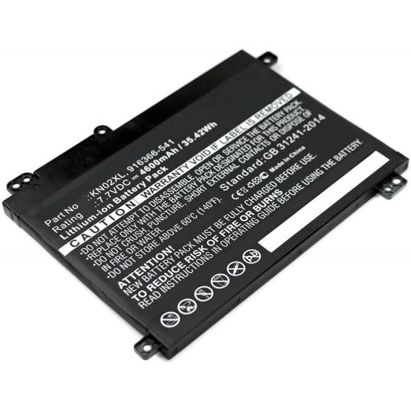 CoreParts MBXHP-BA0142 ricambio per laptop Batteria (Laptop Battery for HP 35.42Wh - 7.7V 4600mAh 35Wh Li-ion 7.7V - 4600mAh Black, Pavilion 11M, Pavilion 11M-AD000, Pavilion 11M-AD013DX - Warranty: