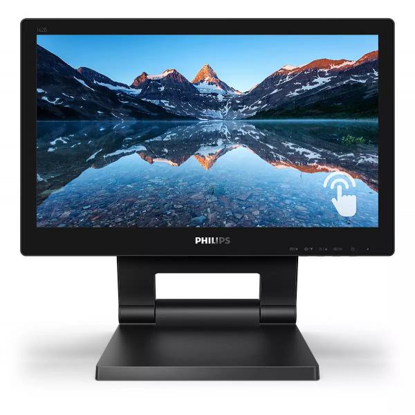 Philips 162B9T/00 Monitor PC 39,6 cm [15.6] 1366 x 768 Pixel HD LCD Touch screen Nero (Philips B Line 162B9T - Monitor a LED - 16 [15.6 visualizzabile] - touchscreen - 1366 x 768 @ 60 Hz - TN - 220 c