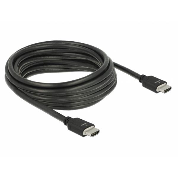 DeLOCK 85296 cavo HDMI 5 m HDMI tipo A [Standard] Nero (85296 HDMI cable 5 m HDMI - Type A [Standard] Black - - High Speed - HDMI cable - Warranty: 12M)