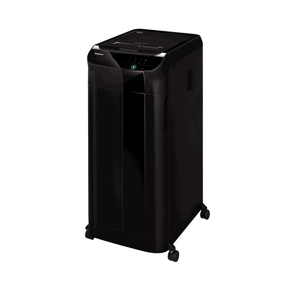 Fellowes AutoMax 600M distruggi documenti Taglio a frammenti 60 dB 23 cm Nero (Automax 600M Auto Feed Shredder [Micro Cut] 230v EU/UK)
