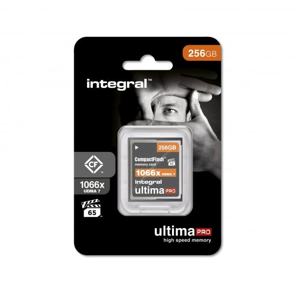 Integral INCF256G1066X memoria flash 256 GB CFast (256GB COMPACT FLASH MEMORY CARD CF UDMA 7 VPG-65 UP TO R-160 W-140 1066X INTEGRAL)
