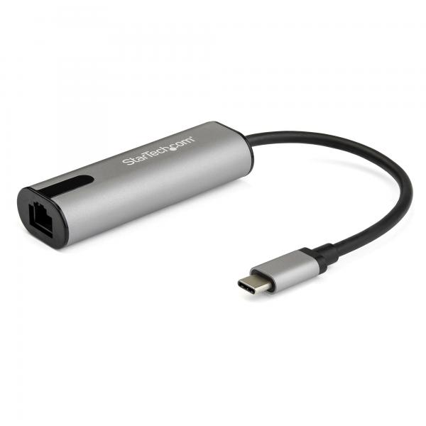 StarTech.com Adattatore Ethernet USB C - Adattatore di rete/NIC NBASE-T Multivelocità 2.5/1 GbE/100 Mbps - Convertitore/Adattatore USB Tipo-C a RJ45 - Compatibile TB3/MacBook Pro/Chromebook (USB C TO