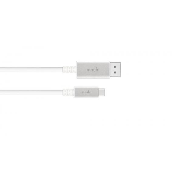 Moshi 99MO084102 cavo e adattatore video 1,5 m USB tipo-C DisplayPort Bianco (Moshi - DisplayPort kabel - USB-C til)
