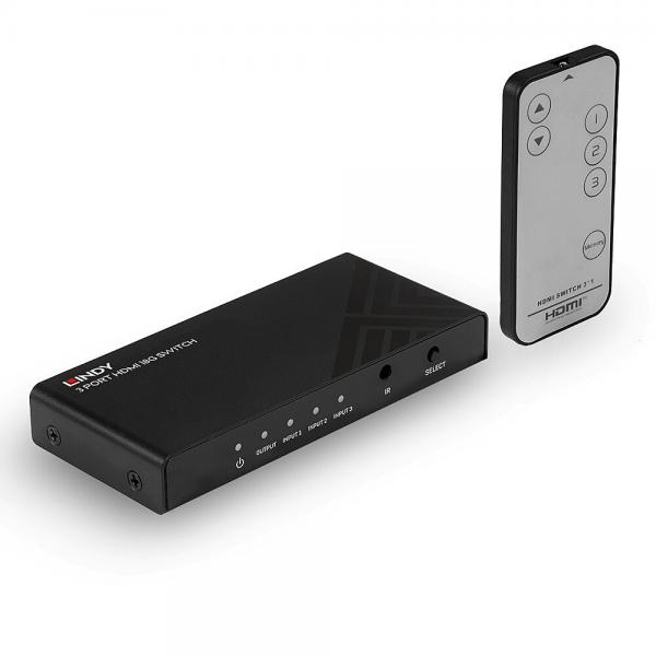 Lindy 38232 conmutador de vídeo HDMI (3 PORT HDMI 18G SWITCH - )