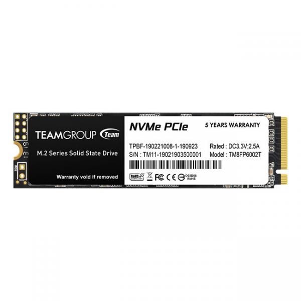 Team Group MP33 256 GB M.2 PCI Express 3.0 NVMe 3D NAND (Team MP33 [TM8FP6256G0C101] 256GB NVMe M.2 Interface, PCIe Gen3, 2280, Read 1600MB/s, Write 1000MB/s, 3 Year Warranty)