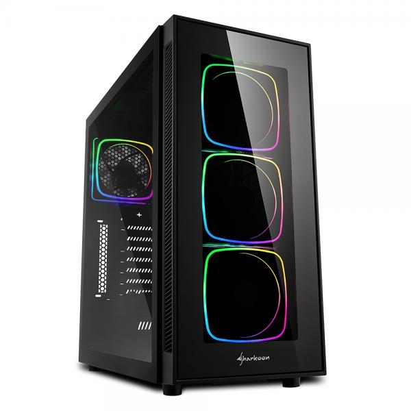 Sharkoon TG6 RGB Midi Tower Nero (Sharkoon TG6 RGB - tower - ATX)