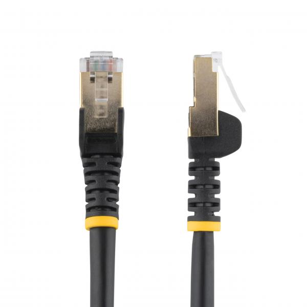 StarTech.com Cavo di rete Ethernet RJ45 CAT6a da 10m - Nero (10M CAT6A ETHERNET CABLE - BLACK - SHIELDED COPPER WIRE)
