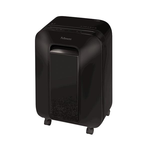 Fellowes LX Series LX201 distruggi documenti Taglio a frammenti 23 cm Nero (Powershred LX201 Black Shredder [Micro Cut] 230v UK)