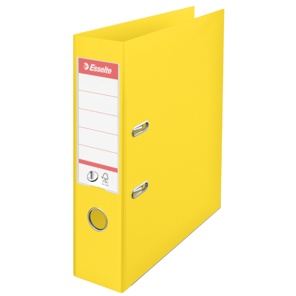 Esselte 624070 raccoglitore ad anelli A4 Giallo (LAF No1 Vivida FSC PP A4/75 Ye)