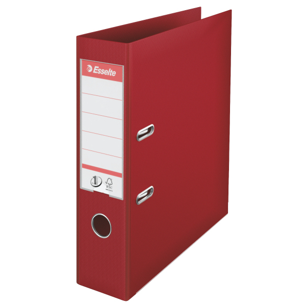 Esselte 811510 raccoglitore ad anelli A4 Bordeaux (LAF Nr1 Power PP A4/75 VinRed)