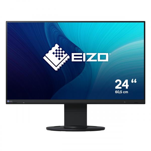 EIZO FlexScan EV2460-BK Monitor PC 60,5 cm [23.8] 1920 x 1080 Pixel Full HD LCD Nero ([ON PROMO] EV2460 24 MM DP DVI HDMI USB - 5 YEAR WARRANTY EV2460-BK)