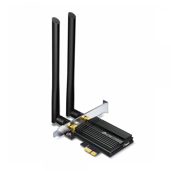 TP-Link Archer TX50E Interno WLAN / Bluetooth 2402 Mbit/s (TP-LINK WLAN 3000MBit AX3000 Wi-Fi 6 Bluetooth 5.0 PCIe Adapter LP inkl. Low-Profile Slotblech)