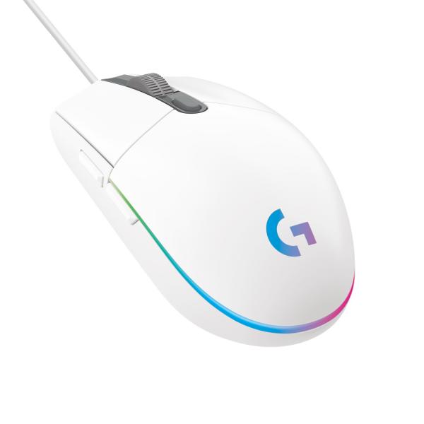 Logitech G 910-005797 mouse Gaming USB tipo A 8000 DPI (G203 LIGHTSYNC GAMING MOUSE - WHITE EMEA)