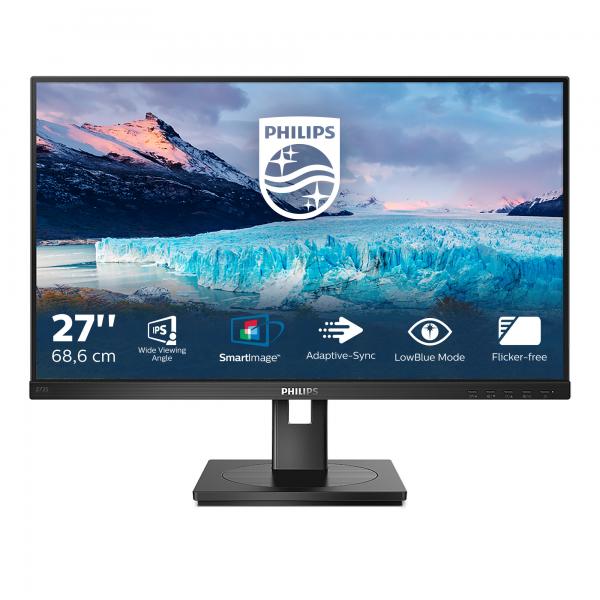 Philips S Line 272S1AE/00 Monitor PC 68,6 cm [27] 1920 x 1080 Pixel Full HD LCD Nero (Philips S-line 272S1AE - Monitor a LED - 27 - 1920 x 1080 Full HD [1080p] @ 75 Hz - IPS - 250 cd/m? - 1000:1 - 4