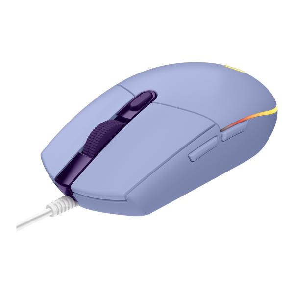 Logitech G 910-005853 mouse Gaming Mano destra USB tipo A 8000 DPI (G203 LIGHTSYNC GAMING MOUSE - LILAC EMEA)
