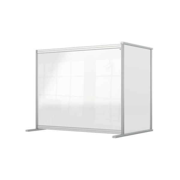 Nobo 1915496 bacheca magnetiche e accessori Grigio, Trasparente (Nobo 1915496 Premium Plus Desk Divider Extender 1200x1000mm Acrylic)