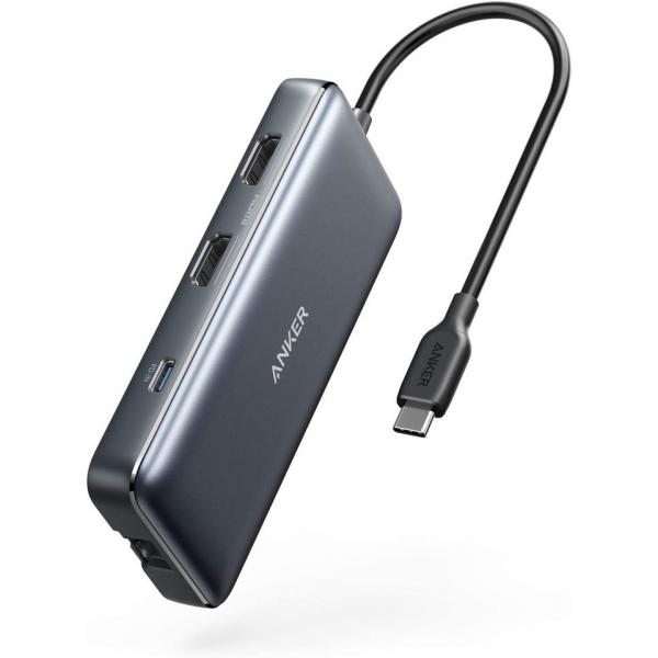 Anker A8380 USB 3.2 Gen 1 [3.1 Gen 1] Type-C Nero (Anker PowerExpand 8-in-1 USB-C black)