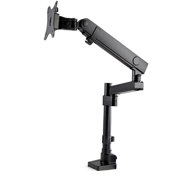 StarTech.com Staffa per montaggio monitor su scrivania - Articolabile - 2 x USB 3.0 - Qualità superiore (StarTech.com Supporto per monitor da scrivania articolabile - Per display fino a 34 - Gestione