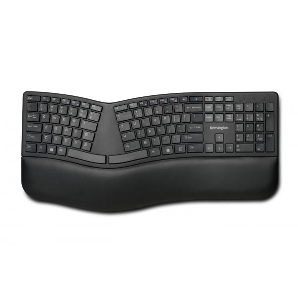 Kensington Pro Fit Ergo tastiera Bluetooth (PROFIT ERGO WIRELESS KEYBOARD - UK) - Versione UK