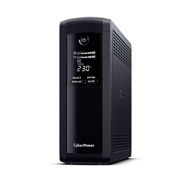 CyberPower VP1200EILCD gruppo di continuità [UPS] A linea interattiva 1,2 kVA 720 W 8 presa[e] AC (CYBERPOWER VP1200EILCD SOHO UPS 1200VA/720W; AVR Line-Interactive GreenPower Energy Saving Technolog