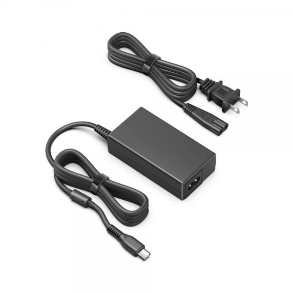 65W USB-C AC Adapter with 8 output voltages for all USB-C devices up to 65W - US Connections