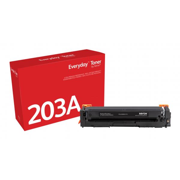 Toner Everyday™ di Xerox Nero compatibile con HP 203A [CF540A], Capacità standard (TONER BLACK HP 203A - XEROX EVERYDAY)