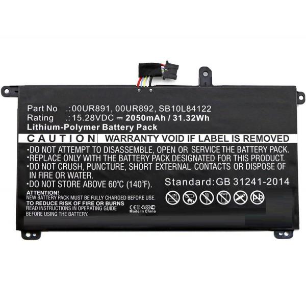 CoreParts MBXLE-BA0142 ricambio per laptop Batteria (Laptop Battery for Lenovo - 30.40Wh 15.2V 2000mAh 31Wh - Li-Pol 15.28V 2050mAh Black, T570, ThinkPad T570, ThinkPad T570 20H9003ACD, - Warranty: 1