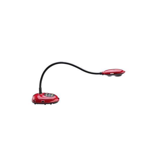 Lumens DC172 fotocamera per documento Nero, Rosso 25,4 / 3 mm [1 / 3] CMOS USB 2.0 (Document Camera, 4K, DC172 - DC172, 25.4 / 3 mm [1 / 3], - CMOS, 1024 x 768 [XGA],1280 x 720 [HD 720],1920 x 1080 [