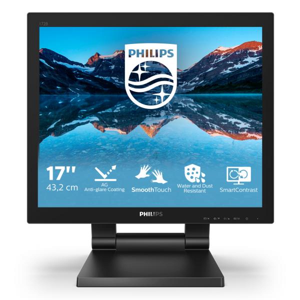 Philips 172B9TL/00 Monitor PC 43,2 cm [17] 1280 x 1024 Pixel Full HD LCD Touch screen Nero (Philips B Line 172B9TL - Monitor a LED - 17 - touchscreen - 1280 x 1024 SXGA @ 60 Hz - TN - 250 cd/m? - 100